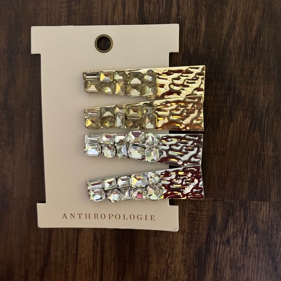 Anthropologie Melton metal hair clips main image 4